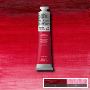 W017 - 468 - Cremisi d'alizarina permanente 200 ML Olio Winton Winsor e Newton