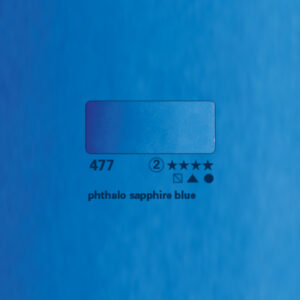 477 - blu safiro ftalo Acquerello 1/2 Godet Horadam Schmincke