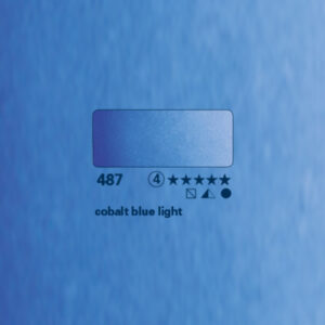 487 - blu di cobalto chiaro Acquerello 5 ML Horadam Schmincke