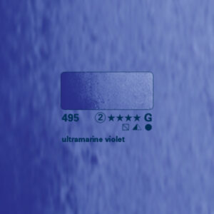 495 - viola oltremare Acquerello 1/2 Godet Horadam Schmincke