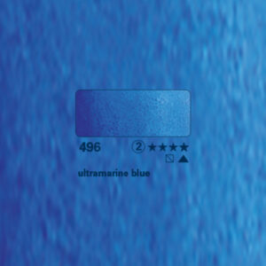 496 - blu oltremare Acquerello 1/2 Godet Horadam Schmincke