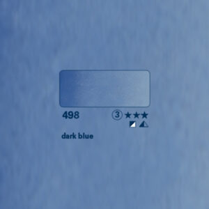 498 - blu scuro Acquerello 1/2 Godet Horadam Schmincke