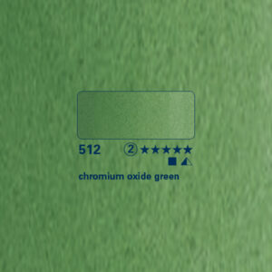 512 - verde di cromo ossido opaco Acquerello 1/2 Godet Horadam Schmincke