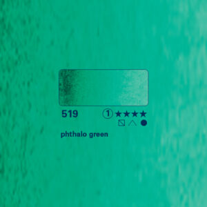 519 - verde ftalo Acquerello 1/2 Godet Horadam Schmincke