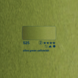 525 - verde oliva giallastro Acquerello 5 ML Horadam Schmincke