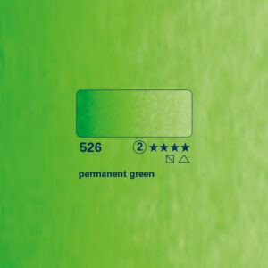 526 - verde permanente Acquerello 1/2 Godet Horadam Schmincke
