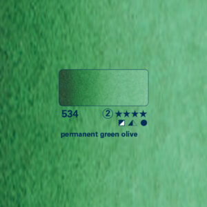 534 - verde oliva permanente Acquerello 5 ML Horadam Schmincke