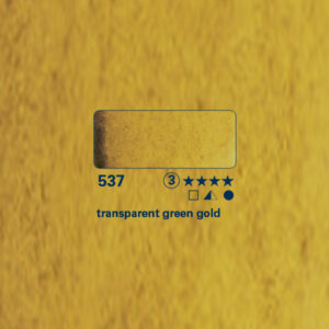 537 - oro verde trasparente Acquerello 5 ML Horadam Schmincke