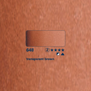 648 - bruno trasparente Acquerello 1/2 Godet Horadam Schmincke