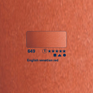 649 - rosso inglese veneziano Acquerello 1/2 Godet Horadam Schmincke
