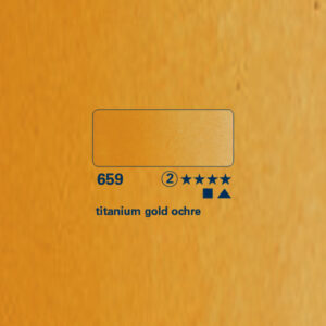659 - ocra di titanio dorata Acquerello 5 ML Horadam Schmincke