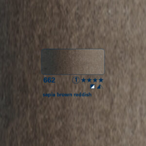 662 - tinta bruno seppia rossastro Acquerello 1/2 Godet Horadam Schmincke