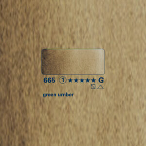 665 - terra d'ombra verdastra Acquerello 5 ML Horadam Schmincke