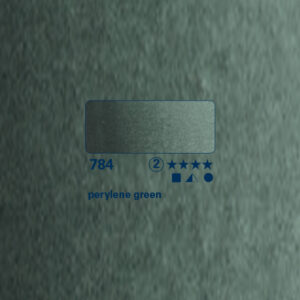 784 - verde di perylene Acquerello 1/2 Godet Horadam Schmincke