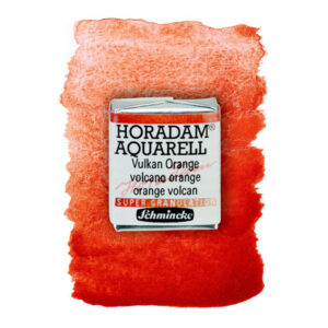 912 - arancione vulcano Acquerello 1/2 Godet Horadam Supergranulation Schmincke