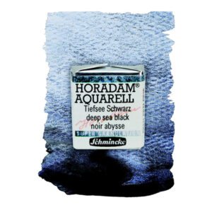 955 - nero mare profondo Acquerello 1/2 Godet Horadam Supergranulation Schmincke