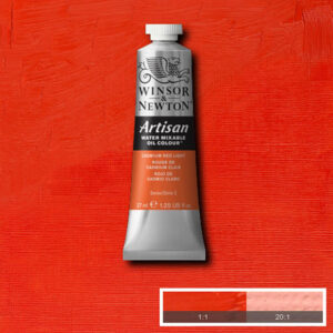 W008 - 100 - Rosso di cadmio chiaro 37 ML Olio ad Acqua Winsor e Newton Artisan