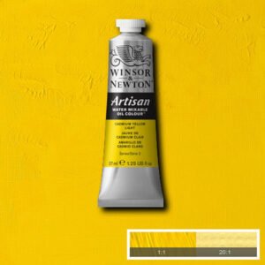 W002 - 113 - Giallo di cadmio chiaro 37 ML Olio ad Acqua Winsor e Newton Artisan