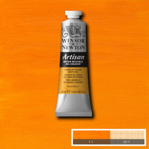 W006 - 115 - Giallo di cadmio scuro imit 37 ML Olio ad Acqua Winsor e Newton Artisan