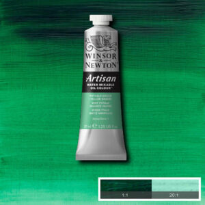 W024 - 521 - Verde di ftalo (tonalità gialla) 37 ML Olio ad Acqua Winsor e Newton Artisan