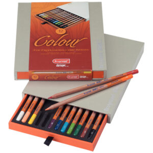 Cassetta 12 Pastelli colorati Bruynzeel