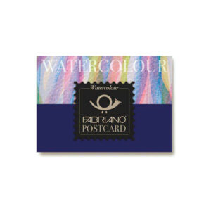 Blocco Watercolour Postcard - 10,5 x 14,8, Grana Fine, 20 Fogli, 300 gr. Fabriano