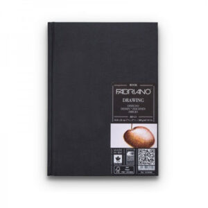 Drawing Book Cucito - 14,8 x 21 Ritratto, Grana Naturale, 60 Fogli, 160 gr. Fabriano