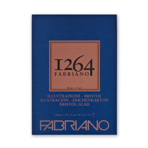 Blocco Collato 1264 Illustrazione - A4, 50 Fogli, 200 gr. Fabriano