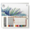 001 - Winsor e Newton Set Studio, 48 Matite Miste + 1 Temperamatite + 1 Blocco di Carta Mixed Media 27 x 19.4 cm