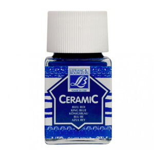 051 - Blu Re 50 ML Colori per Vetro e Ceramica Cearmic Lefranc Bourgeois