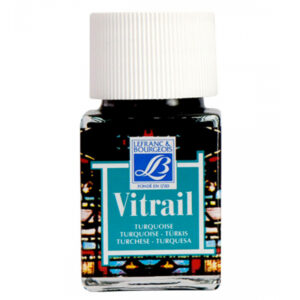 050 - Turchese 50 ML Colori per Vetro e Ceramica Vitrail Lefranc Bourgeois