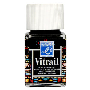 267 - Nero coprente 50 ML Colori per Vetro e Ceramica Vitrail Lefranc Bourgeois