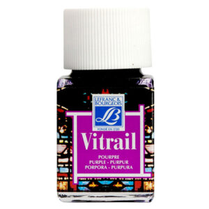 350 - Porpora 50 ML Colori per Vetro e Ceramica Vitrail Lefranc Bourgeois