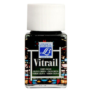 541 - Verde oliva 50 ML Colori per Vetro e Ceramica Vitrail Lefranc Bourgeois