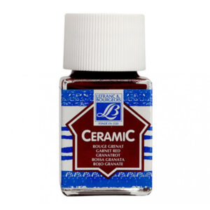 377 - Rosso granata 50 ML Colori per Vetro e Ceramica Cearmic Lefranc Bourgeois