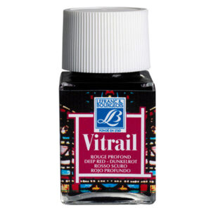 466 - Rosso scuro 50 ML Colori per Vetro e Ceramica Vitrail Lefranc Bourgeois