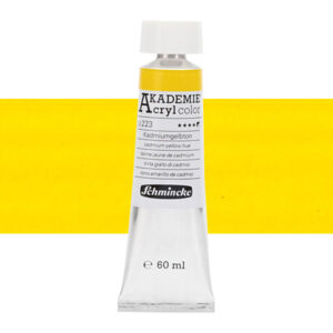 223 - Tinta Giallo Di Cadmio Colore Acrilico 60 ML Akademie Schmincke