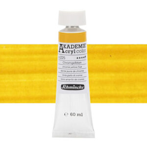 225 - Tinta Giallo Di Cromo Colore Acrilico 60 ML Akademie Schmincke