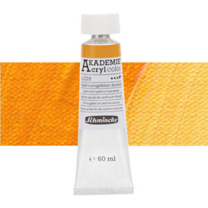 228 - Tinta Giallo Di Cadmio Scuro Colore Acrilico 60 ML Akademie Schmincke
