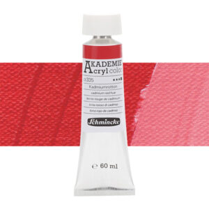 335 - Tinta Rosso Di Cadmio Colore Acrilico 60 ML Akademie Schmincke