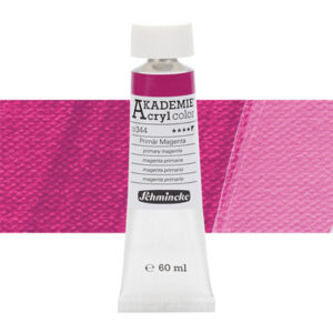 344 - Magenta Primario Colore Acrilico 60 ML Akademie Schmincke