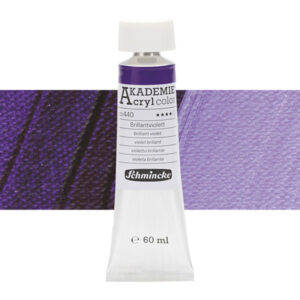 440 - Violetto Brillante Colore Acrilico 60 ML Akademie Schmincke