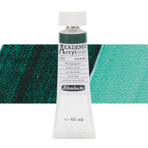 551 - Verde Ftalo Colore Acrilico 60 ML Akademie Schmincke
