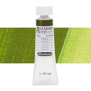 558 - Verde Oliva Colore Acrilico 60 ML Akademie Schmincke
