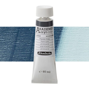 658 - Grigio Di Payne Colore Acrilico 60 ML Akademie Schmincke