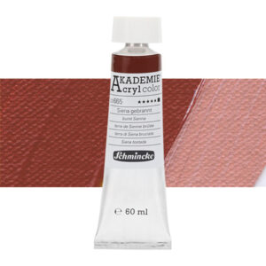 665 - Terra Di Siena Bruciata Colore Acrilico 60 ML Akademie Schmincke