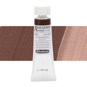 669 - Terra D'Ombra Bruciata Colore Acrilico 60 ML Akademie Schmincke