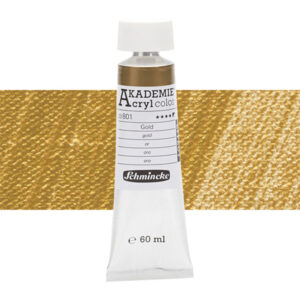 801 - Oro Colore Acrilico 60 ML Akademie Schmincke