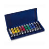 440 - Scatola plastica 12 tubetti da 20 ML Tempera Fine Maimeri