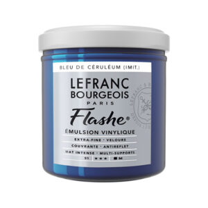 065 - Blu Ceruleo (Imit.) S1  125 ML Acrilico Extra-Fine Flashe Lefranc Bourgeois